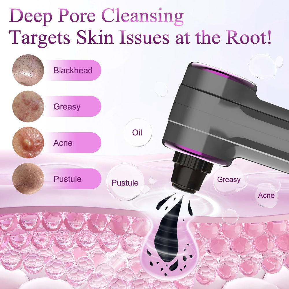Rinycwa pore cleanser cheek-oval-head for precise deep cleaning and gentle exfoliation.