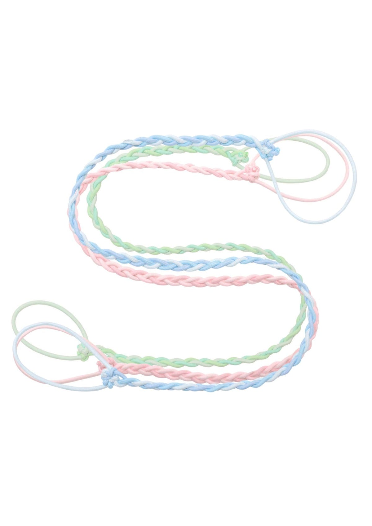 Rip Tie tropical soft hair tie 24in securing a tangle-free ponytail for daily wear.