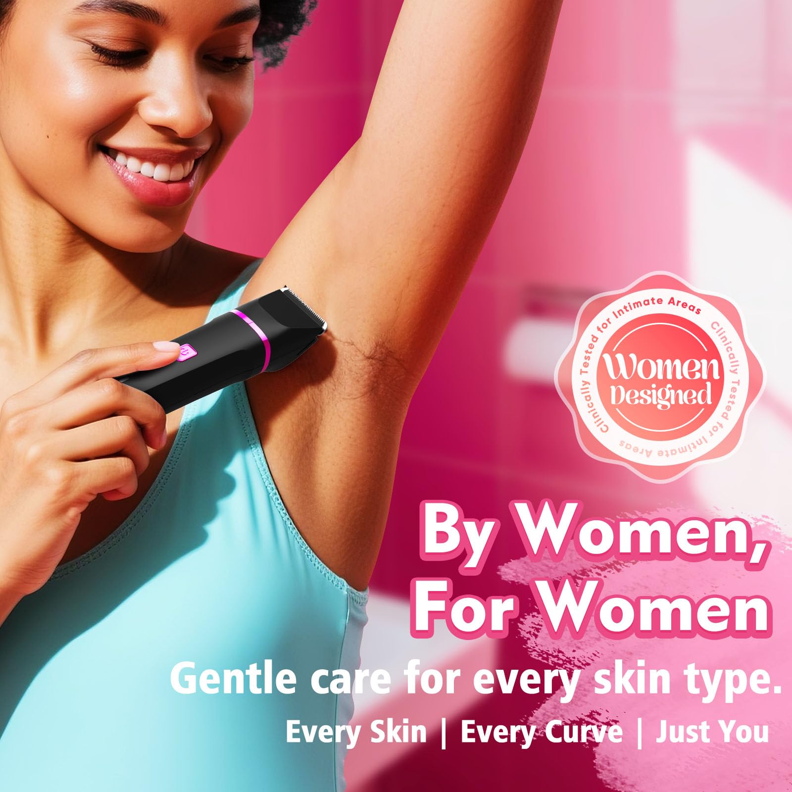 Risina bikini trimmer 90-minute runtime from full charge