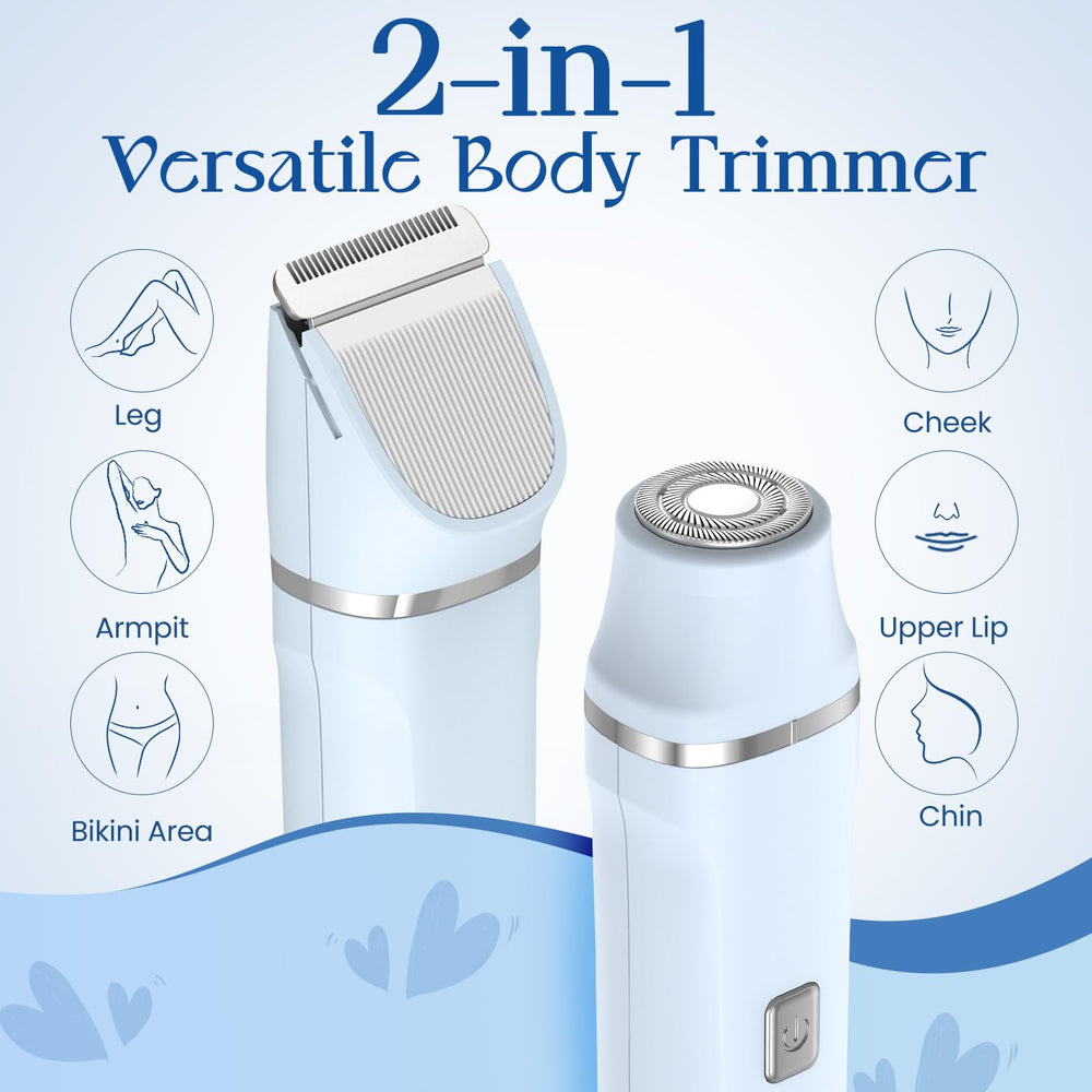 Risina ceramic blades deliver smooth, irritation-free hair removal.