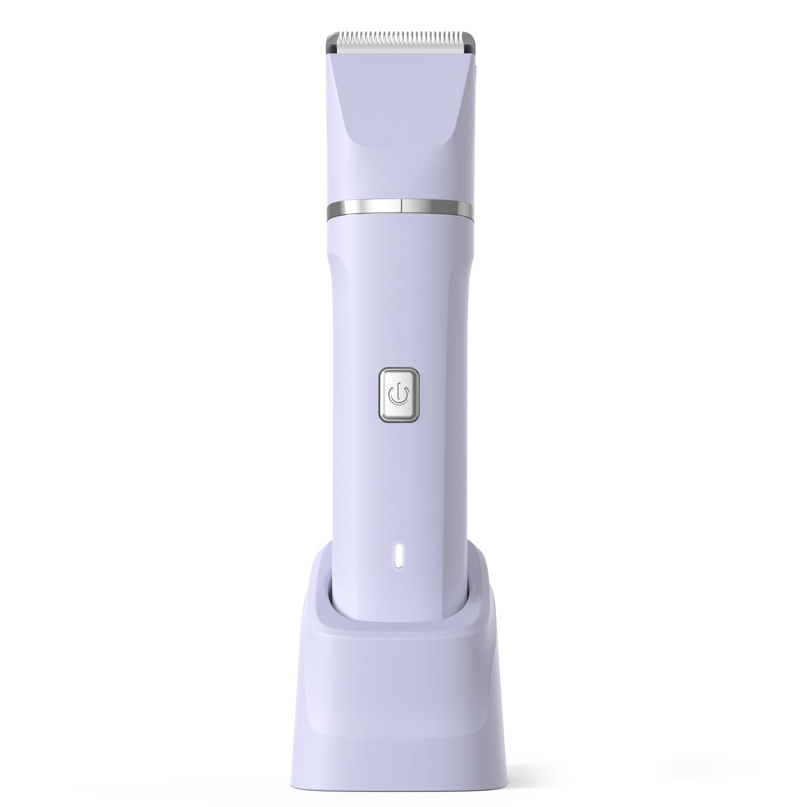 Risina electric razor for women in purple, front view for quick grooming