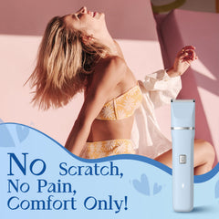 Risina shaver waterproof for shower use enables convenient wet grooming.