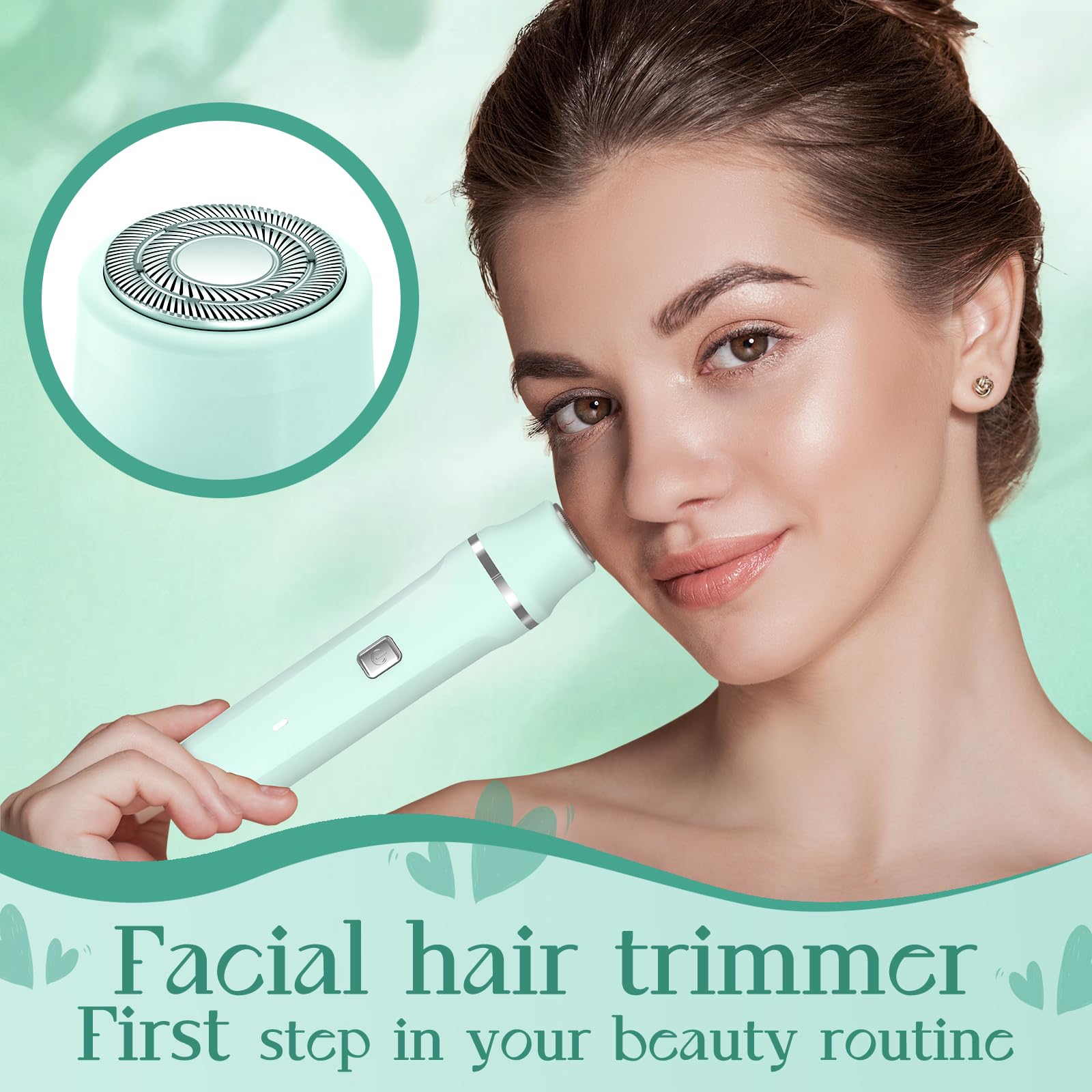 Risina ergonomic handle design improves control during shaving