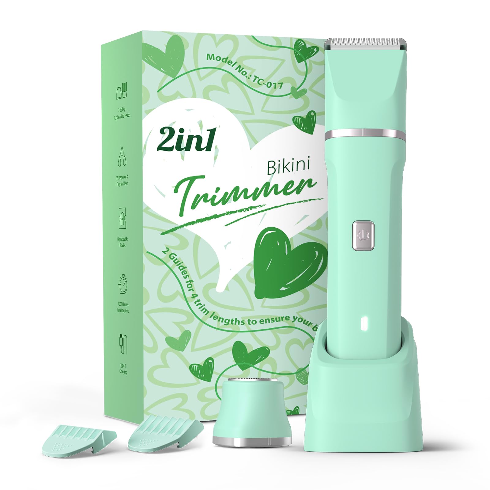 Risina green grooming kit ready for gifting and daily self-care