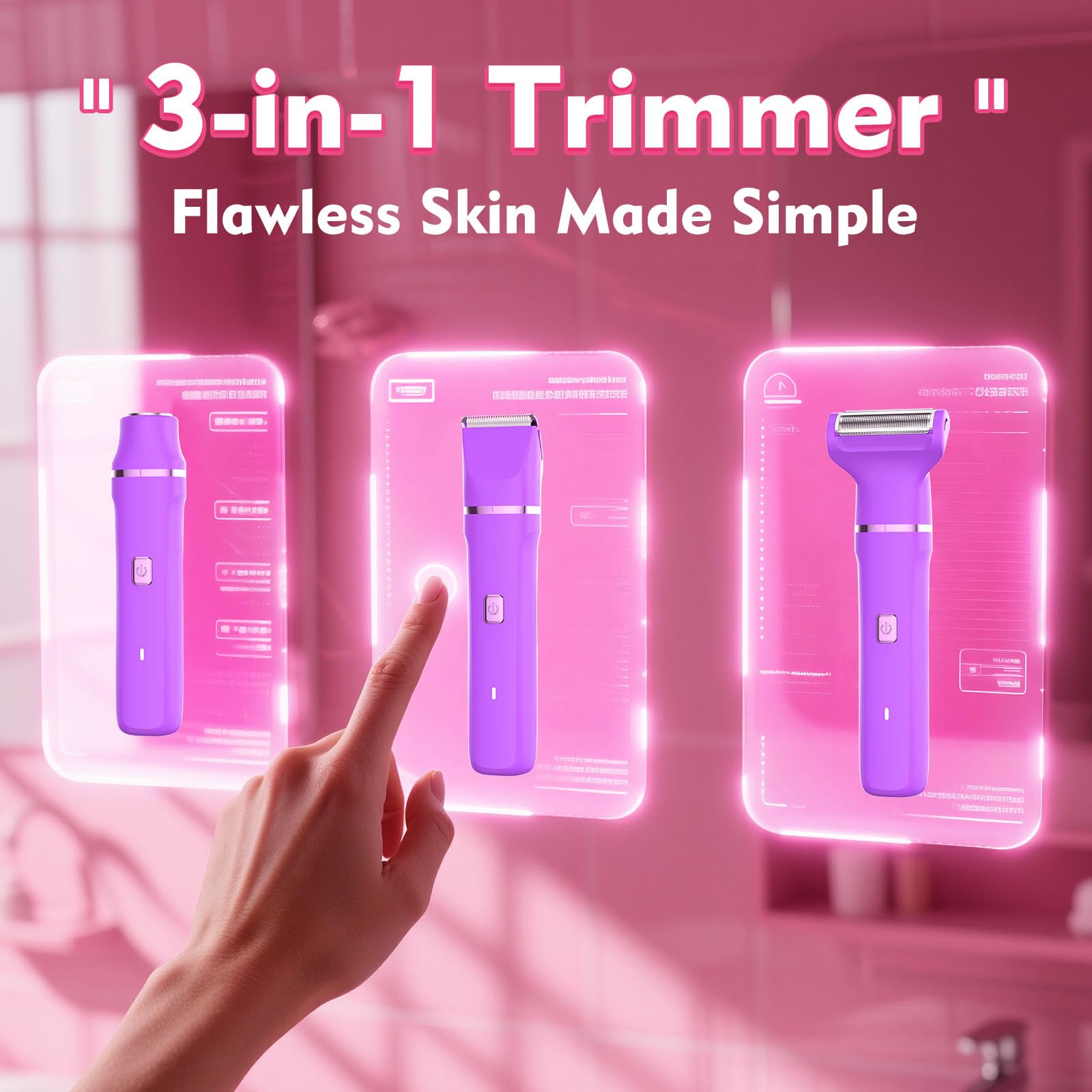Risina hypoallergenic blades cut through thick or thin hair without tugging