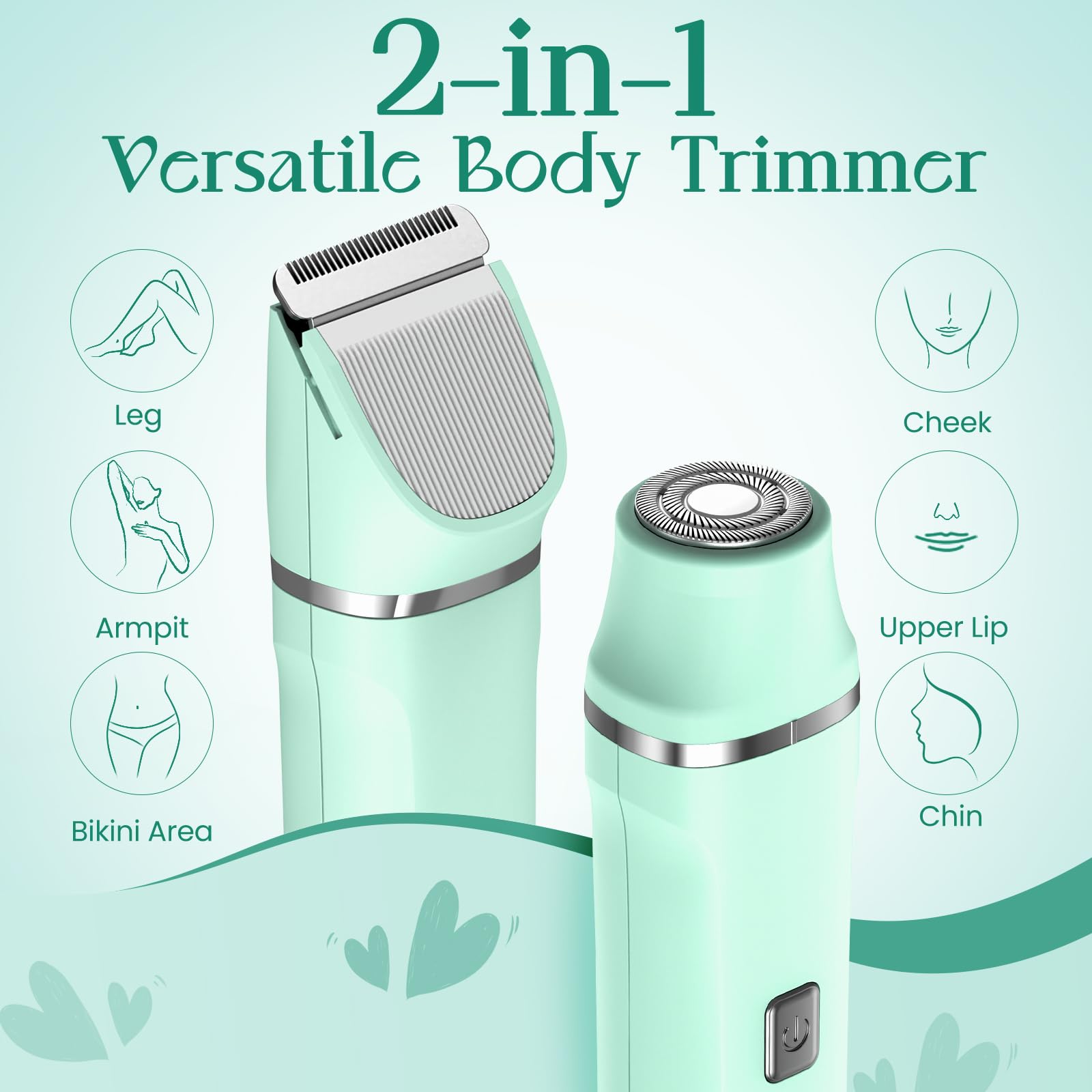 Risina wet/dry groomer ready for use in shower or vanity