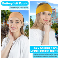 RITOPER ultra-stretchy headband provides comfortable, pressure-free wear all day