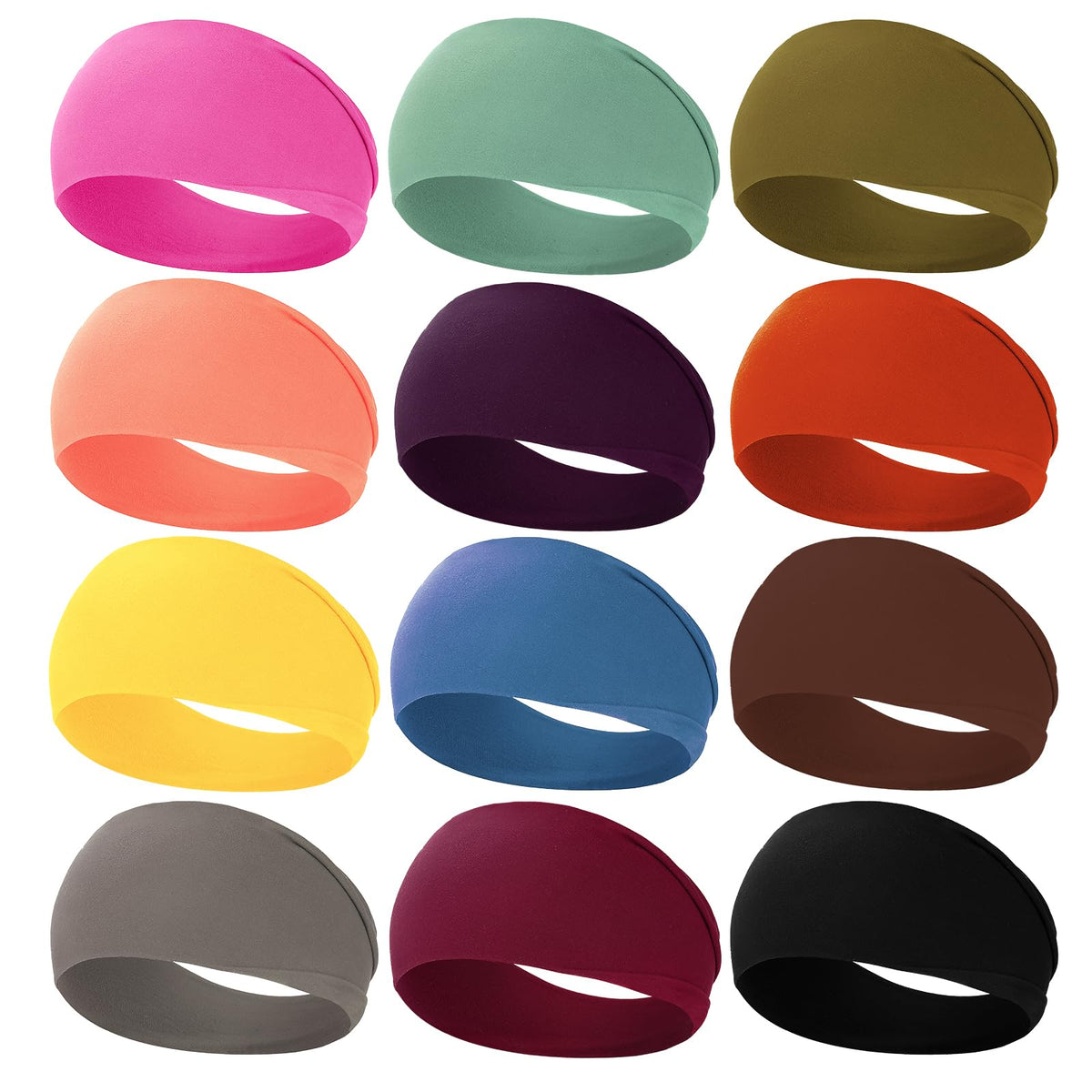 RITOPER headbands close-up showing non slip soft fabric for comfortable wear.