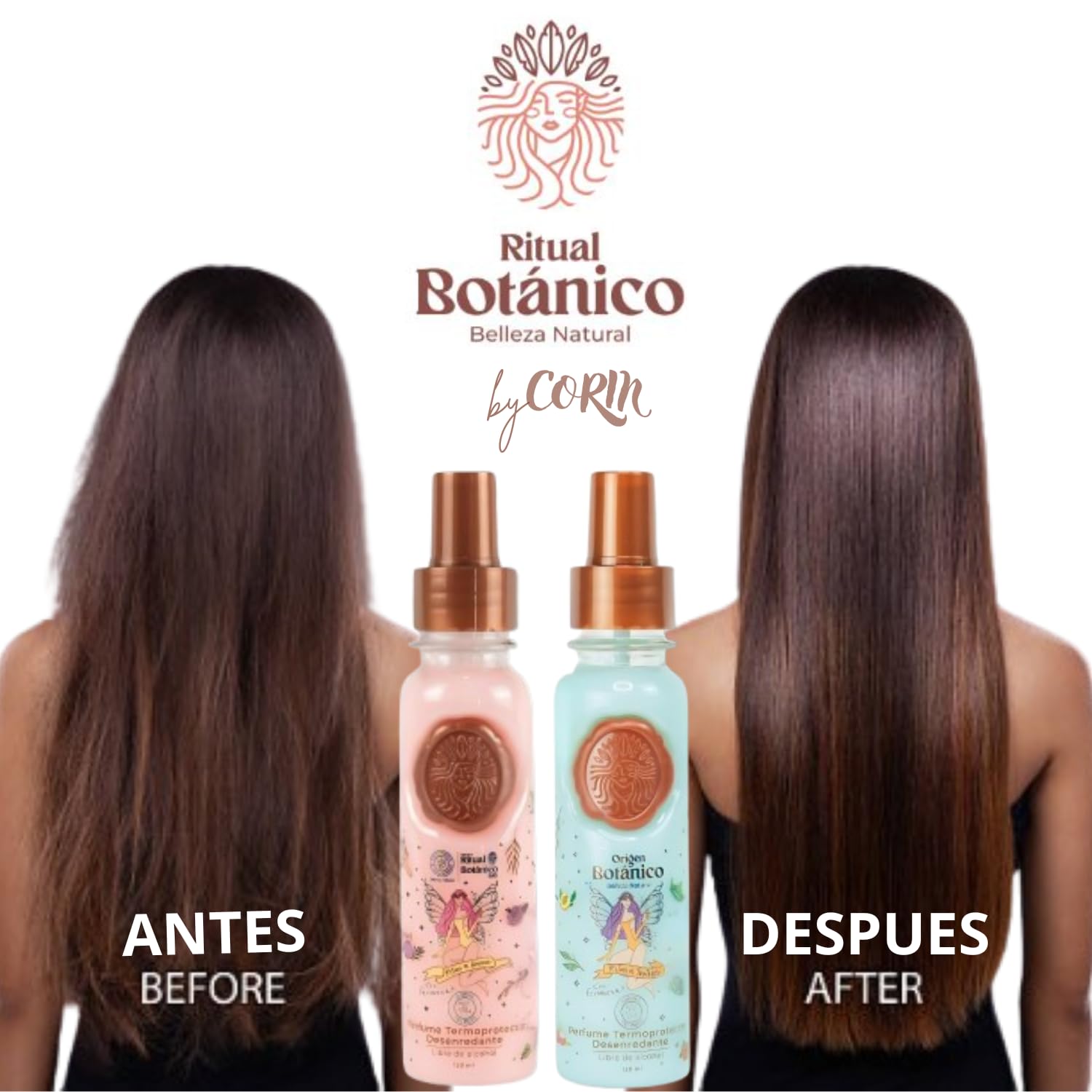 Ritual Botanico frizz-control spray-on concept indicates smoother hair even in air-conditioned environments