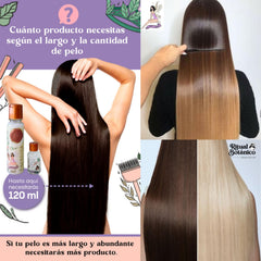 Ritual Botanico Organic Keratin before and after shows improved manageability and shine.