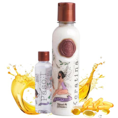 Ritual Botanico Organic Keratin bottle promotes smooth salon grade shine.