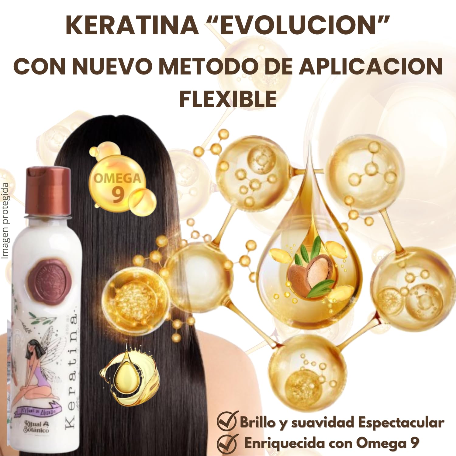 Ritual Botanico Organic Keratin ingredients close up highlight nourishing natural oils.