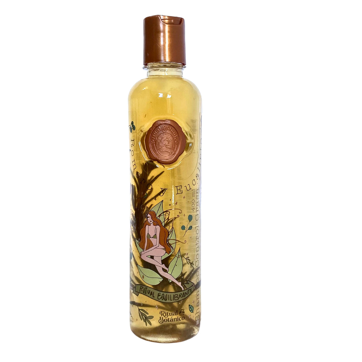 Ritual Botanico Shampoo Control Grasa bottle shows scalp balance and refreshing rosemary-eucalyptus aroma