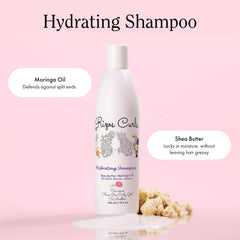 Rizos Curls conditioner restore bottle highlighting deep hydration and detangling for smooth curls