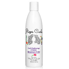 Rizos Curls Curl Defining Cream tube close-up for defined, frizz-free curls.