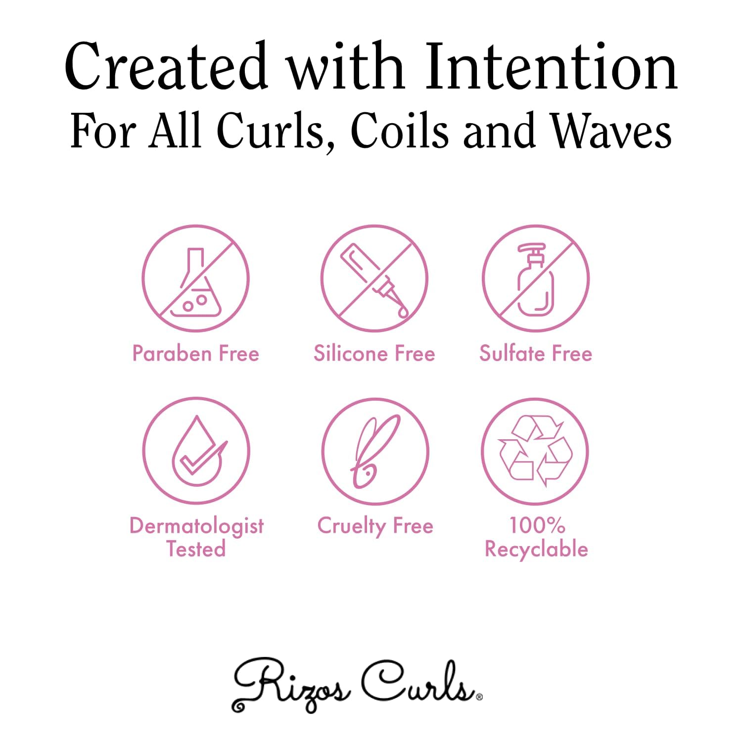 Rizos Curls daily-styling glow-curls image suggests long-lasting definition and shine.