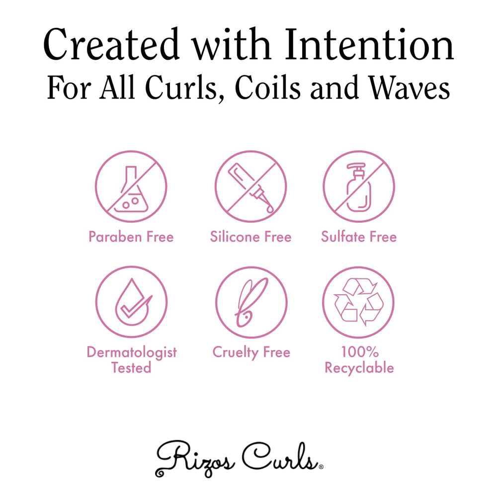 Rizos Curls daily-styling glow-curls image suggests long-lasting definition and shine.