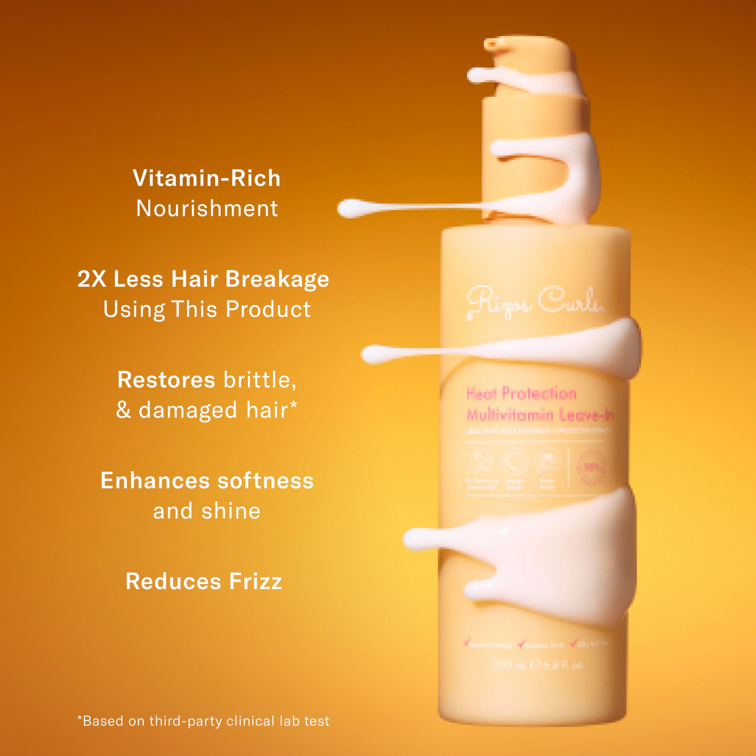 Rizos Curls Multivitamin Leave-In conditioning leaves hair soft without greasiness.