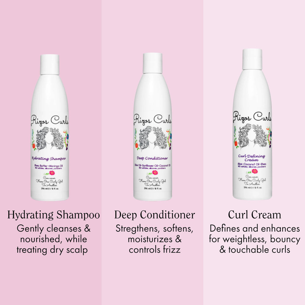 Rizos Curls deep conditioner tube nourishing soft curls with olive and coconut oils
