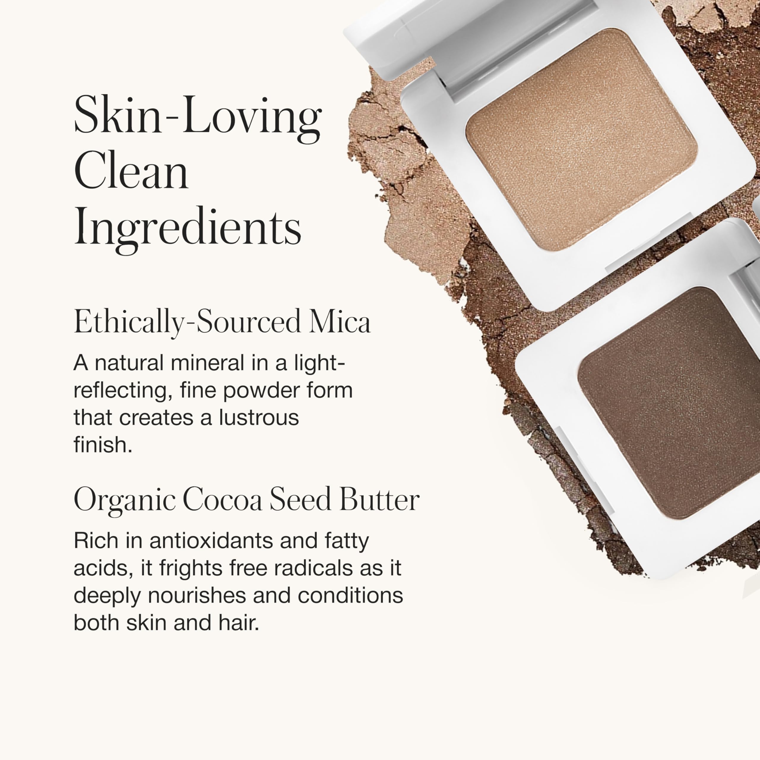 RMS Beauty Back2Brow smudge-proof hold maintains brow shape all day.