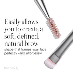 RMS Beauty Back2Brow bristles deliver smooth powder application.