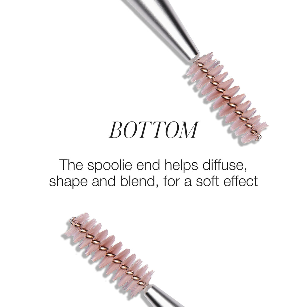 RMS Beauty Back2Brow packaging highlights vegan, clean tools.