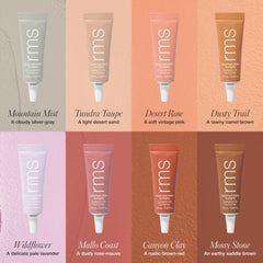 RMS Beauty Cashmere Matte Eyelights cream-to-powder swirl showing texture