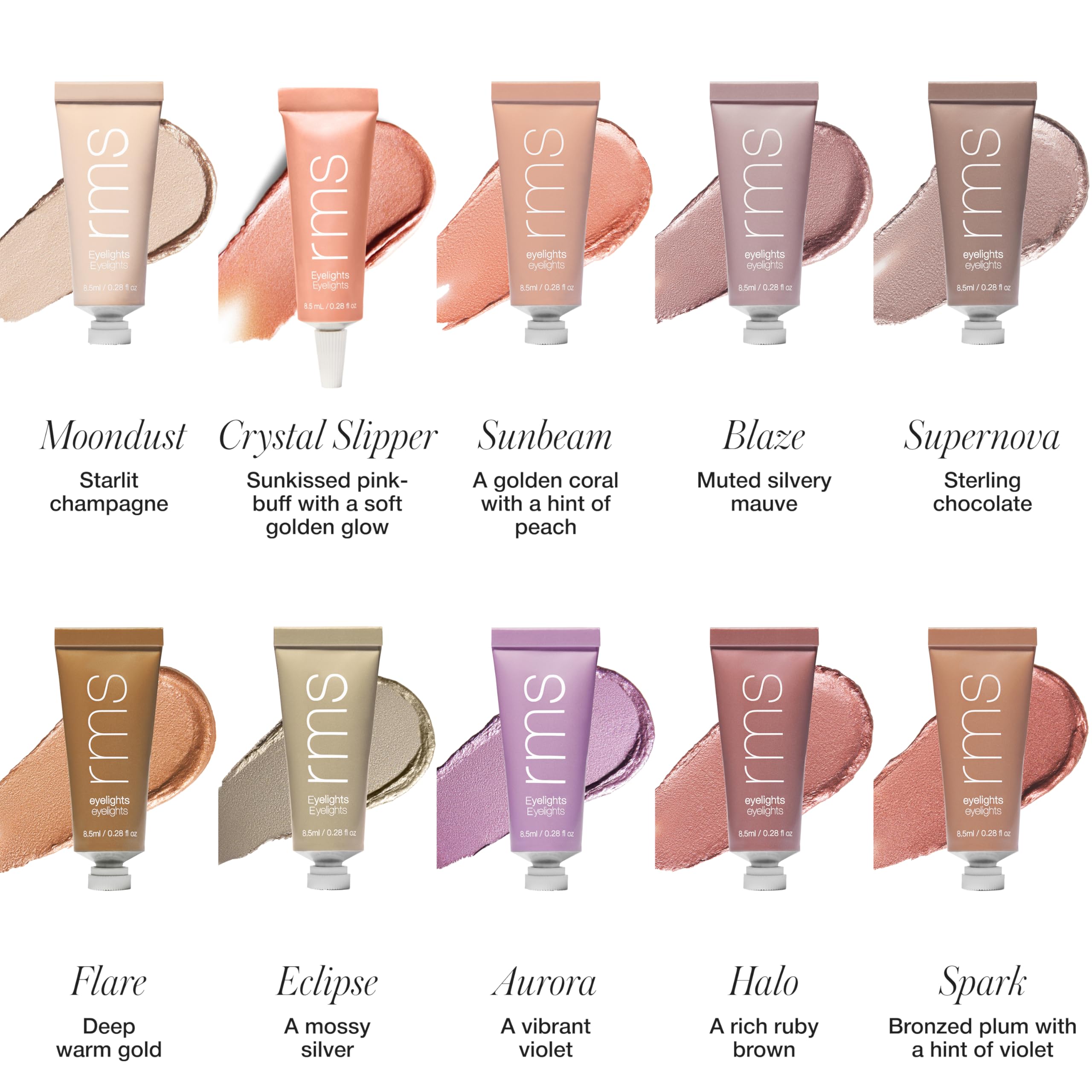 RMS Beauty Eyelights compact open reveals creamy shade consistency for blending