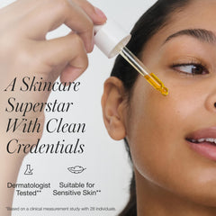 RMS Beauty Kakadu Beauty Oil texture on hand demonstrates fast-absorbing hydration