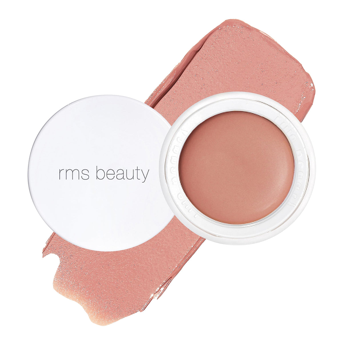 RMS Beauty Lip2Cheek compact closeup shows hydrating cream color for on-the-go glow.