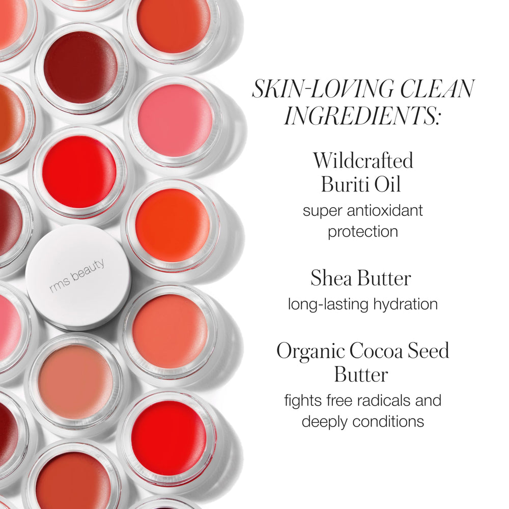 RMS Beauty Lip2Cheek packaging highlights clean beauty and travel-friendly design.