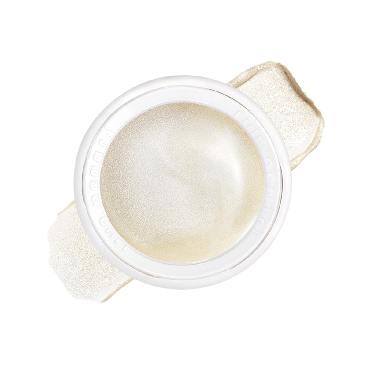 RMS Beauty Luminizer on cheekbones for natural radiance and dewy glow.