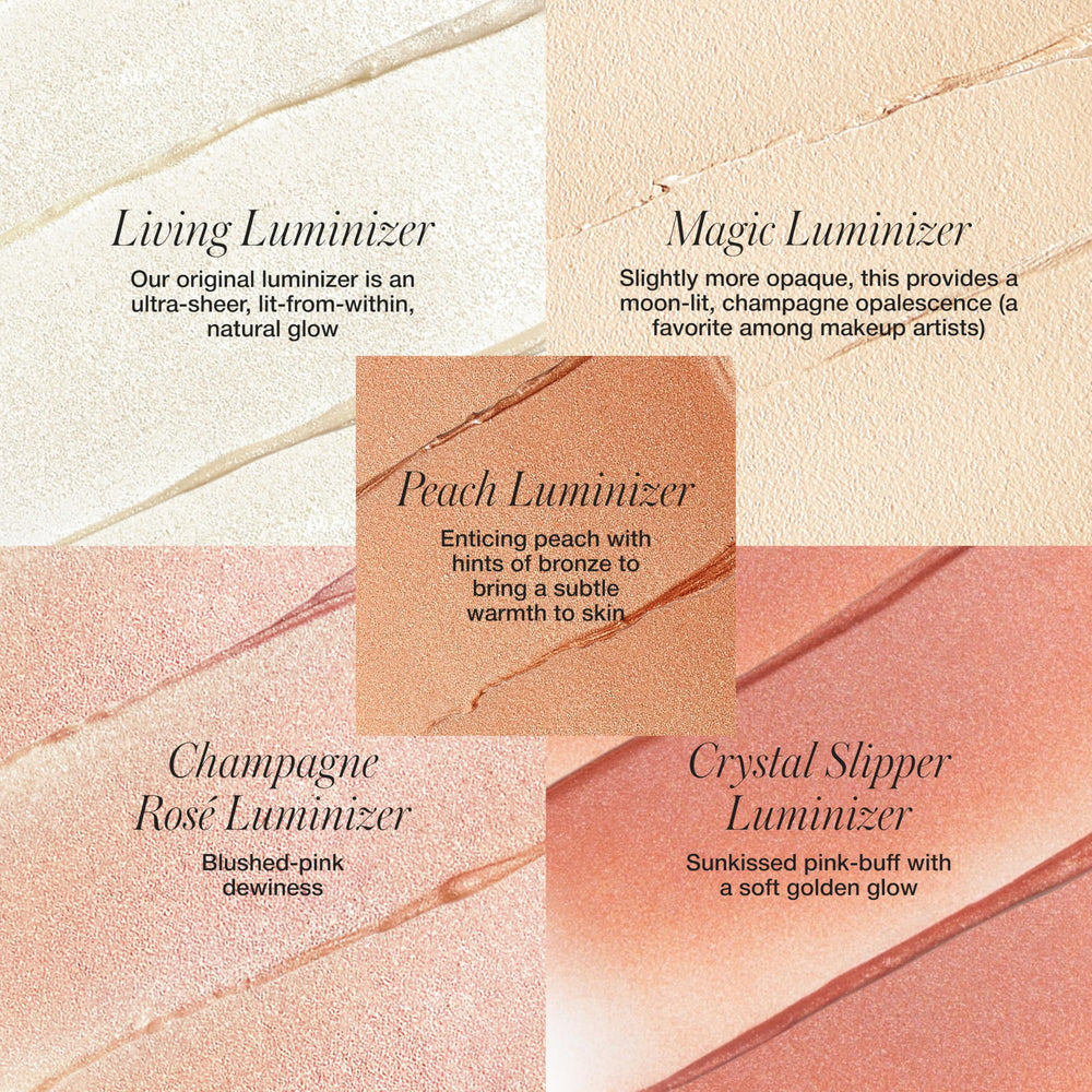 RMS Beauty Luminizer on the brow bone brightens the eye area.