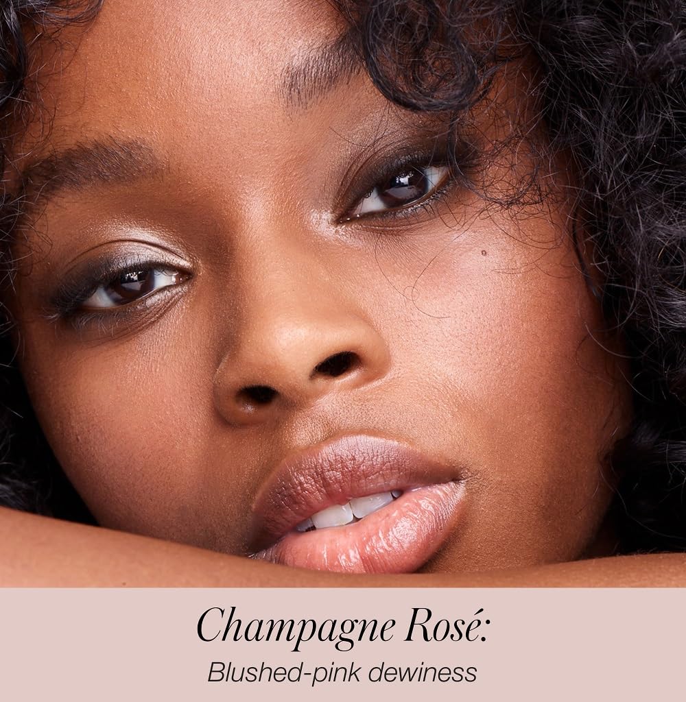 RMS Beauty Luminizer delivers a dewy finish that lasts.