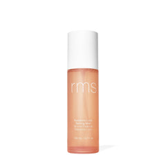 RMS Beauty Radiance Lock Mist bottle-pump delivers all-day makeup fixation with a luminous glow
