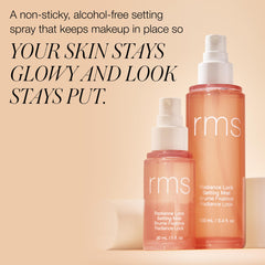 RMS Beauty Radiance Lock Mist mist-dispense providing refreshing hydration for makeup longevity