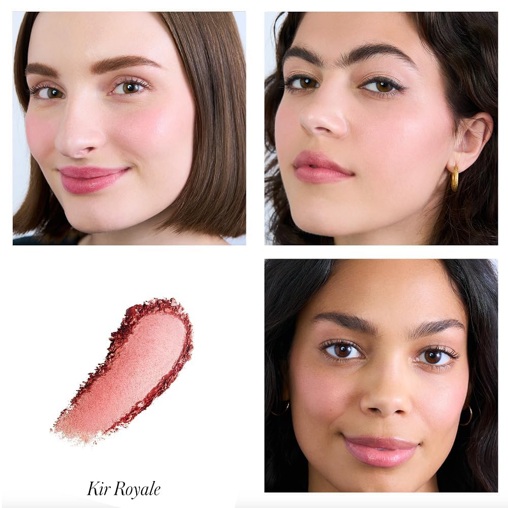 RMS Beauty Redimension Hydra Powder Blush texture closeup with creamy, breathable finish