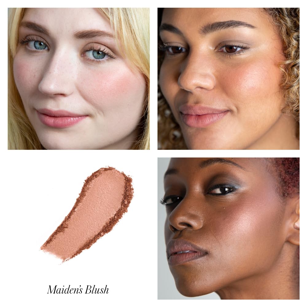 RMS Beauty Redimension Hydra Powder Blush texture feels lightweight and breathable on skin