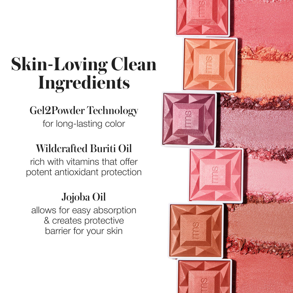 RMS Beauty Redimension Hydra Powder Blush wear-longlasting finish on cheek