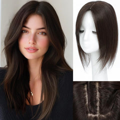 RMYHIG Hair Toppers with realistic scalp and hairline for natural appearance