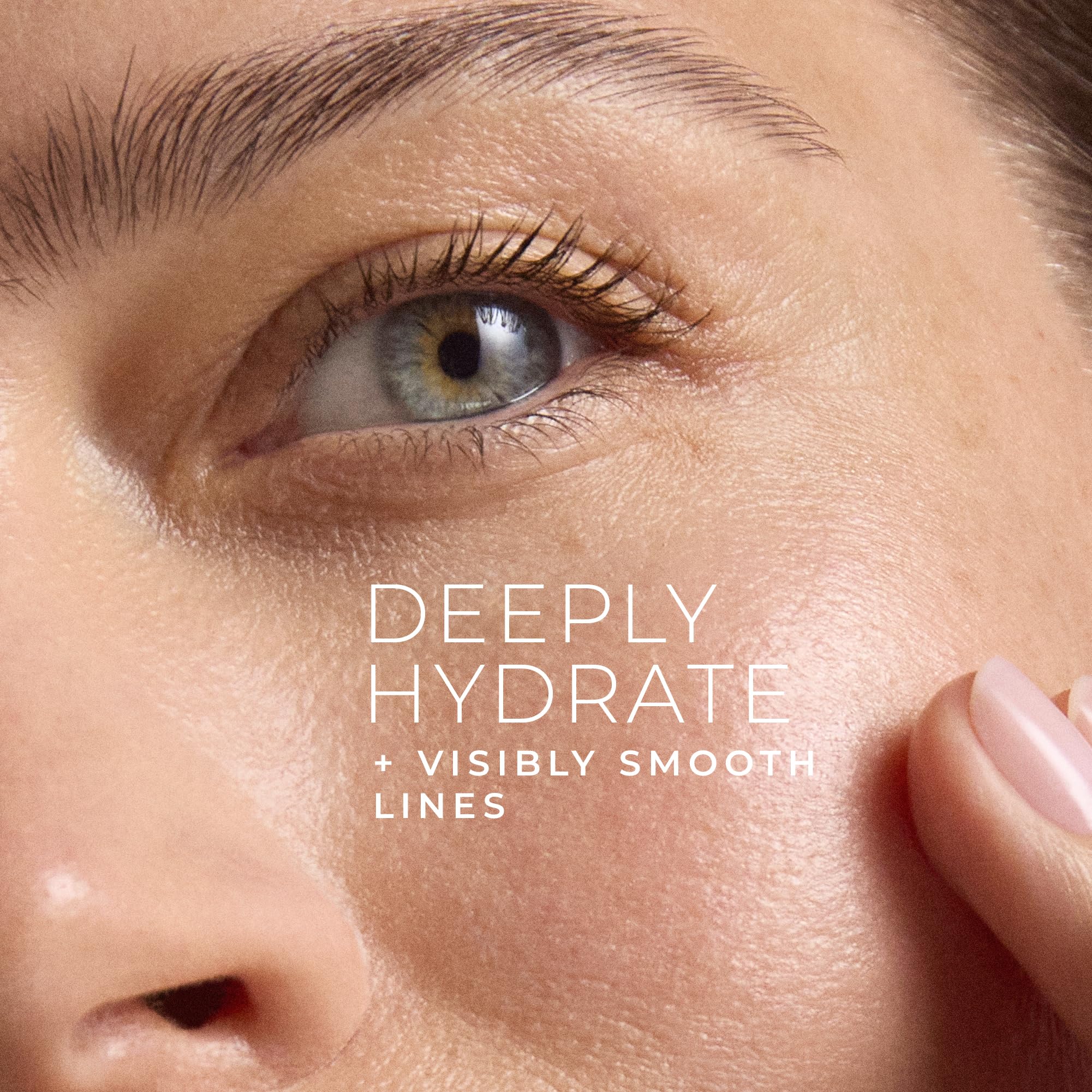 RoC Retinol Correxion Max cream spread on skin demonstrates smooth nightly application