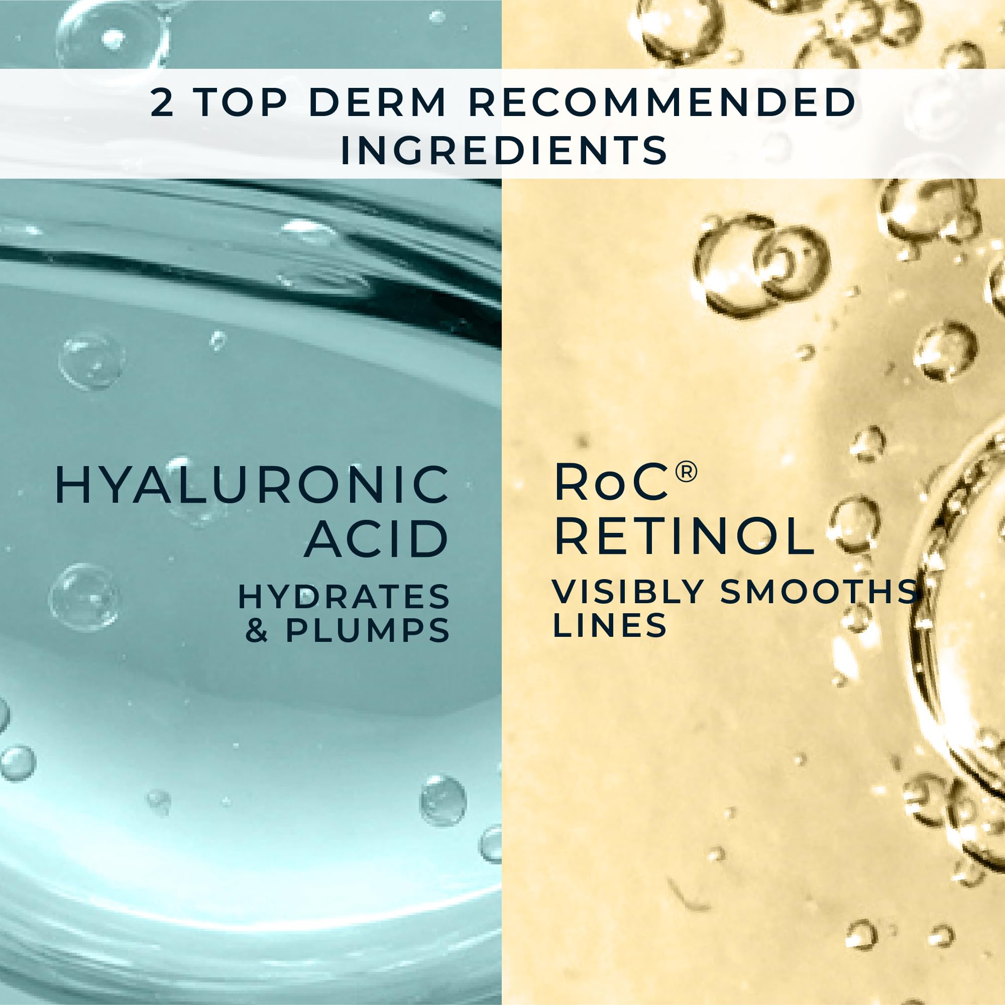 RoC Retinol Correxion Max Hydration under-eye area demonstrates smoothing potential