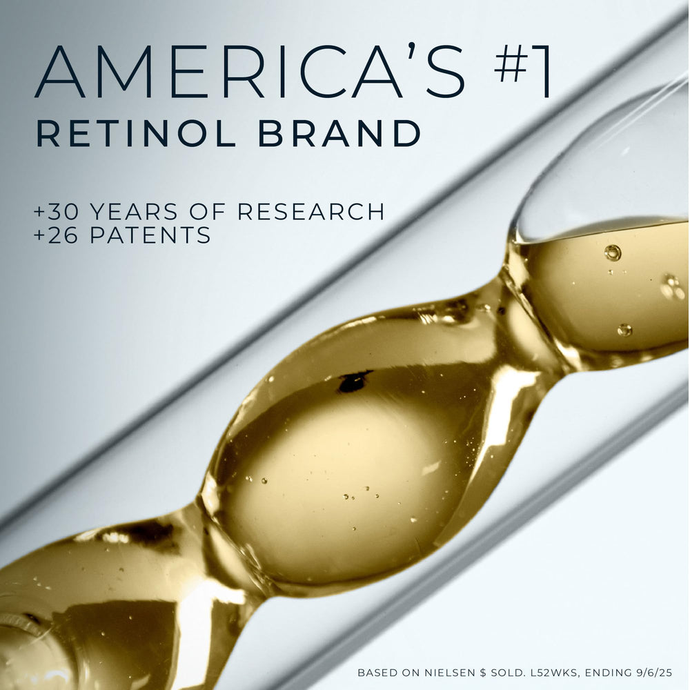 RoC retinol eye cream packette included for complementary targeted under-eye care