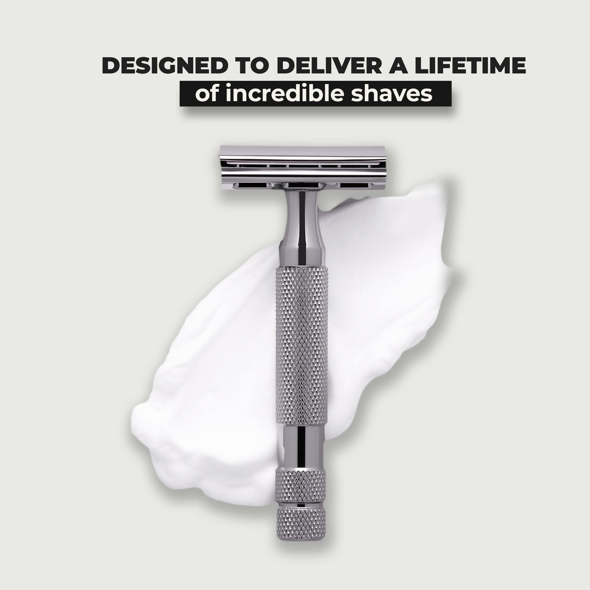 Rockwell Razors 2C includes five Swedish blades for immediate use.
