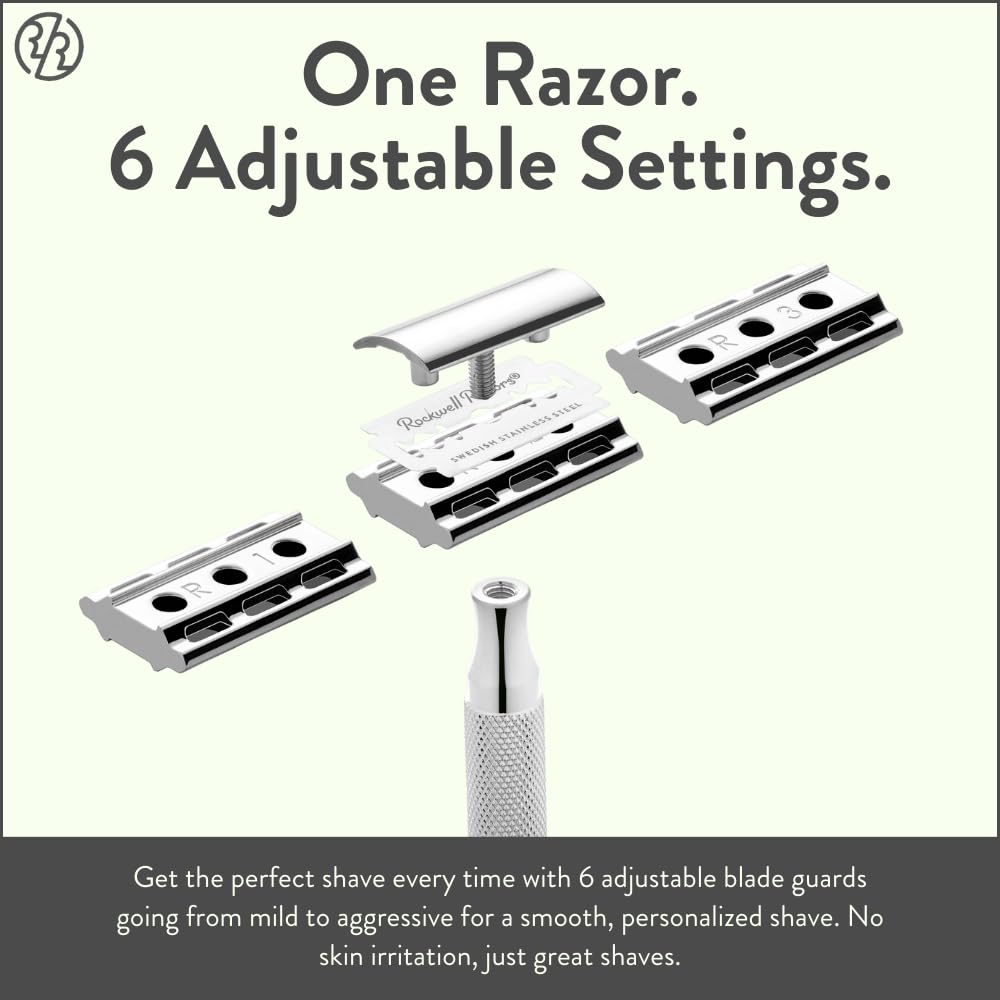 Rockwell Razors 6C heavy-weight design enables smooth glide and control