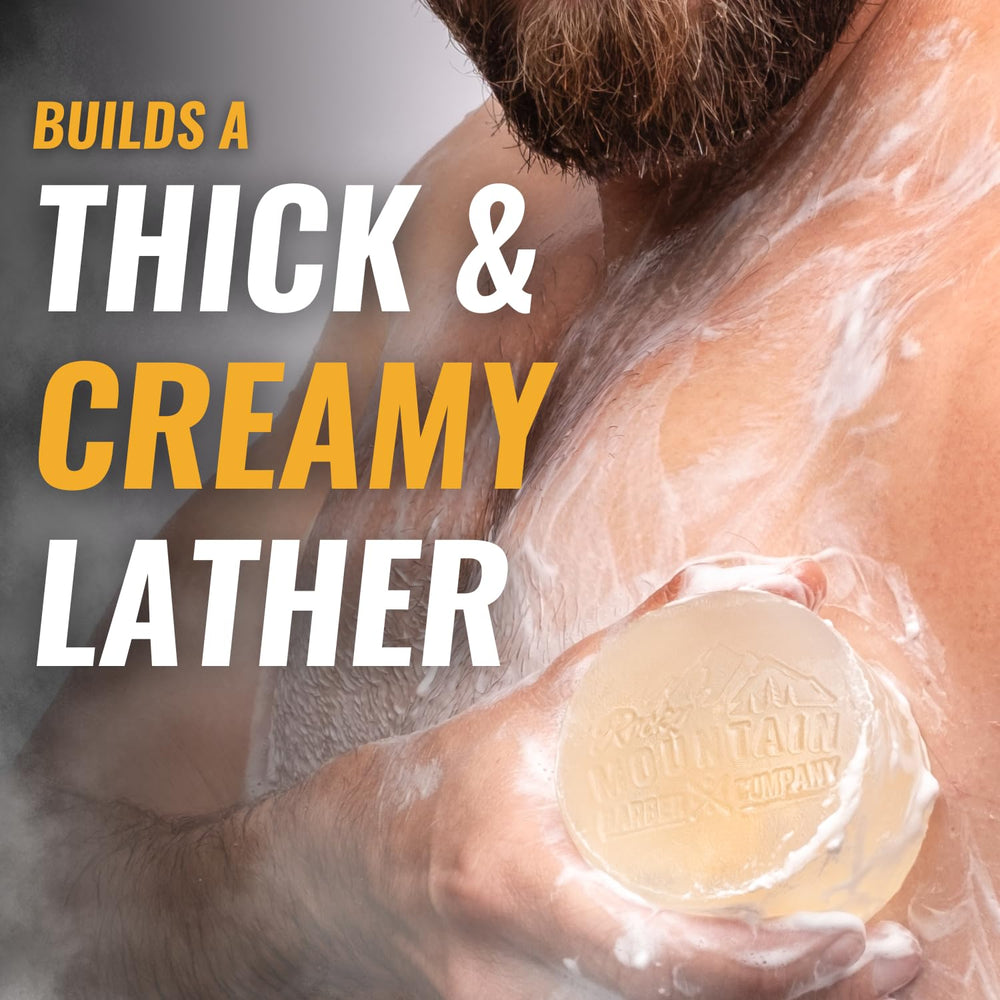 Rocky Mountain Barber Company oat protein provides gentle cleansing and conditioning