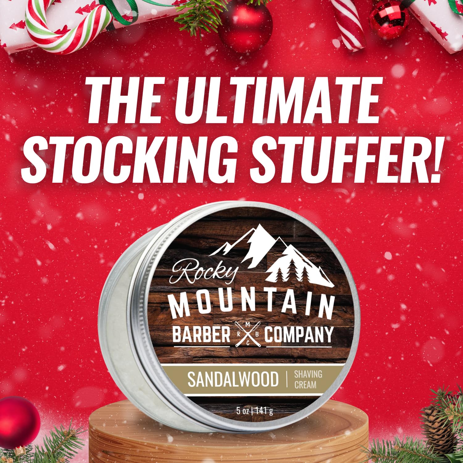 Rocky Mountain Barber small-batch freshness label on jar
