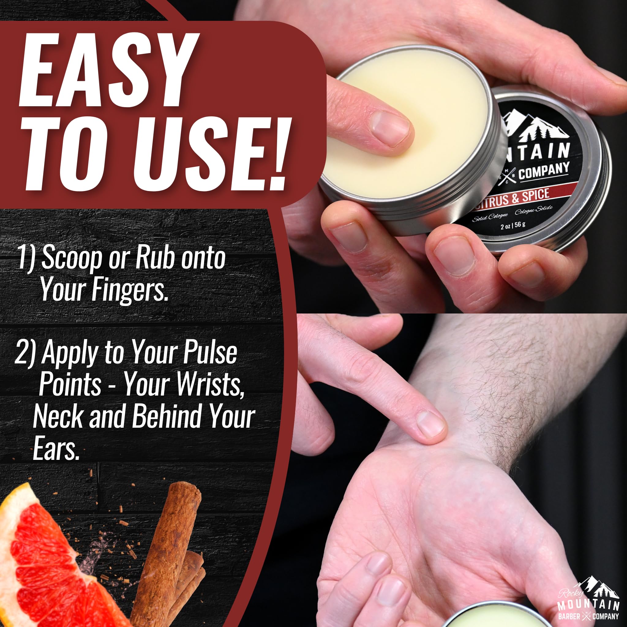 Rocky Mountain Barber tin durability prevents leaks in gym bag use