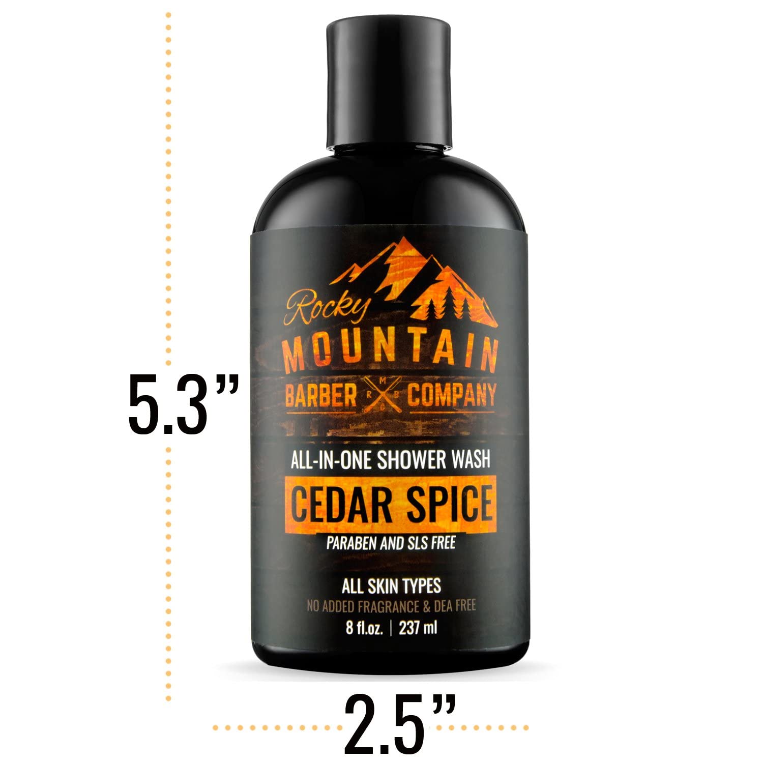 Rocky Mountain Cedar Spice foamy-lather demonstrates rich cleansing and refreshing feel.