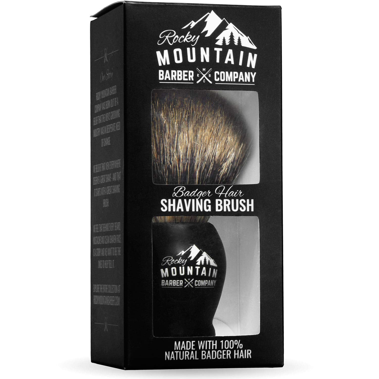 Rocky Mountain Barber packaging highlights premium grooming gift option.